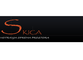 Skica, notranja oprema prostora